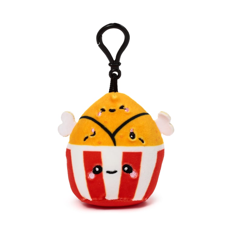 Squidglys Plush Keyring - Soft Velboa Material, CE & UKCA Marked, EN71 Compliant