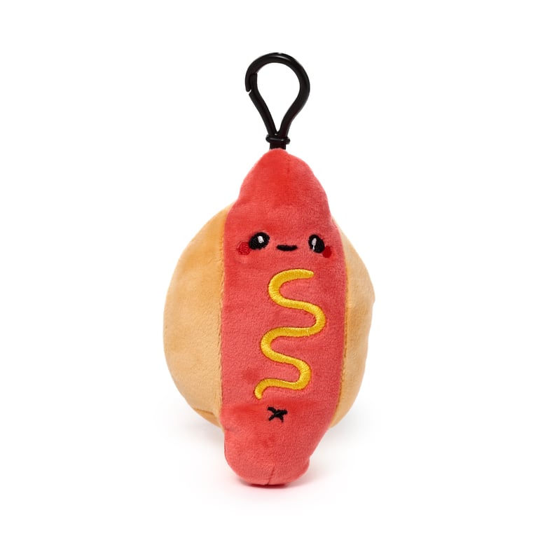 Squidglys Plush Keyring - Soft Velboa Material, CE & UKCA Marked, EN71 Compliant