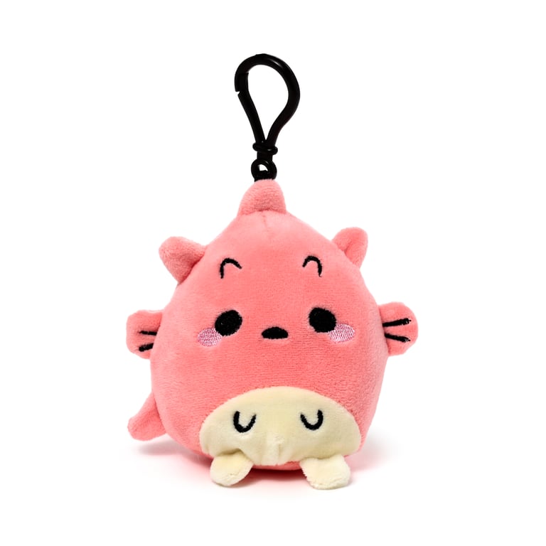 Squidglys Plush Keyring - Soft Velboa Sealife Toy CE/EN71 Compliant