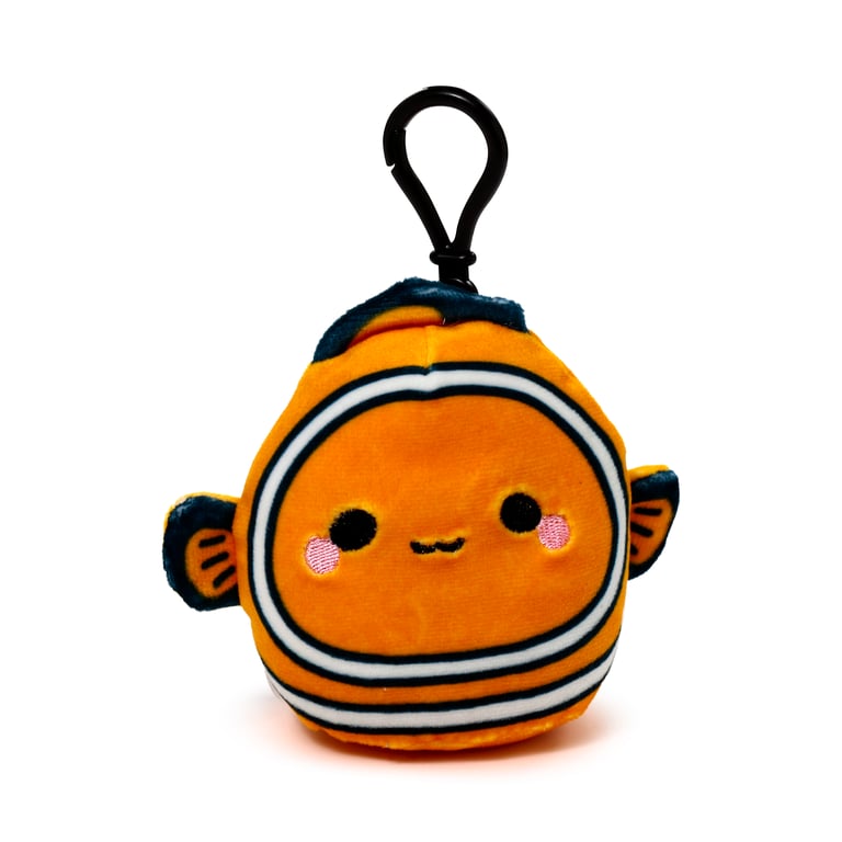Squidglys Plush Keyring - Soft Velboa Sealife Toy CE/EN71 Compliant