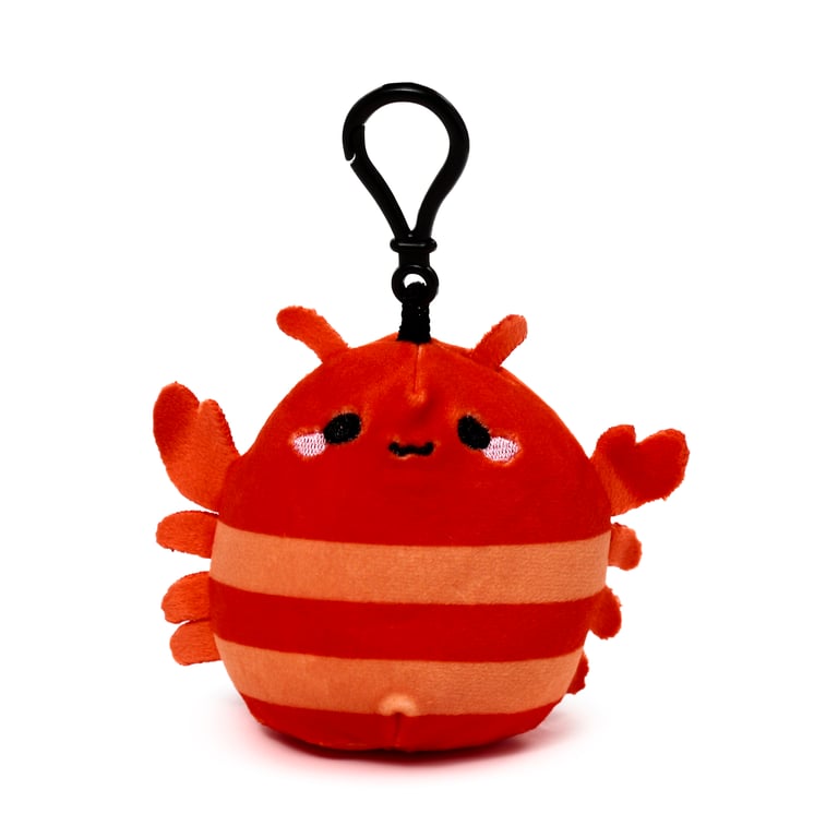 Squidglys Plush Keyring - Soft Velboa Sealife Toy CE/EN71 Compliant