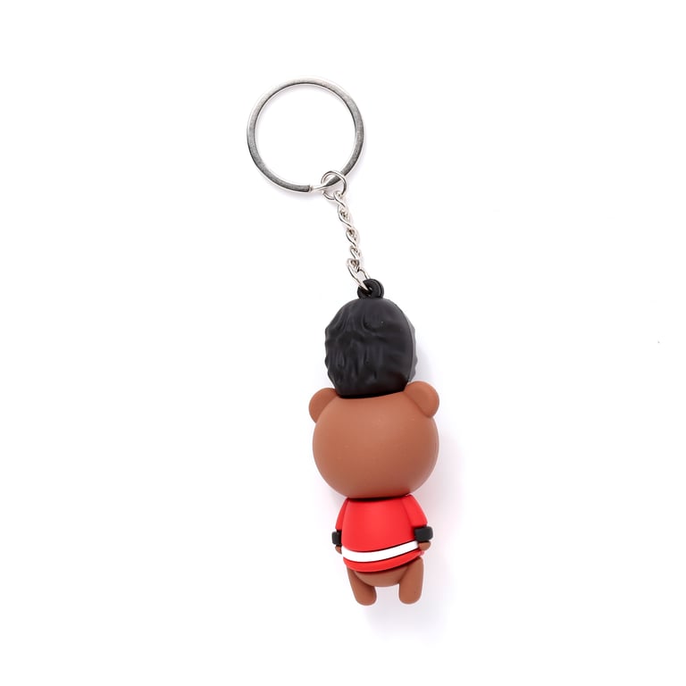 3D PVC Arthur the Bear London Guardsman Keyring - CE/UKCA Marked