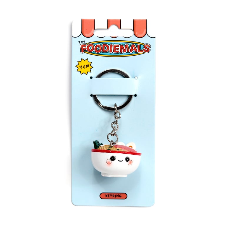 Nori the Ramen Resin and Metal Novelty Keyring