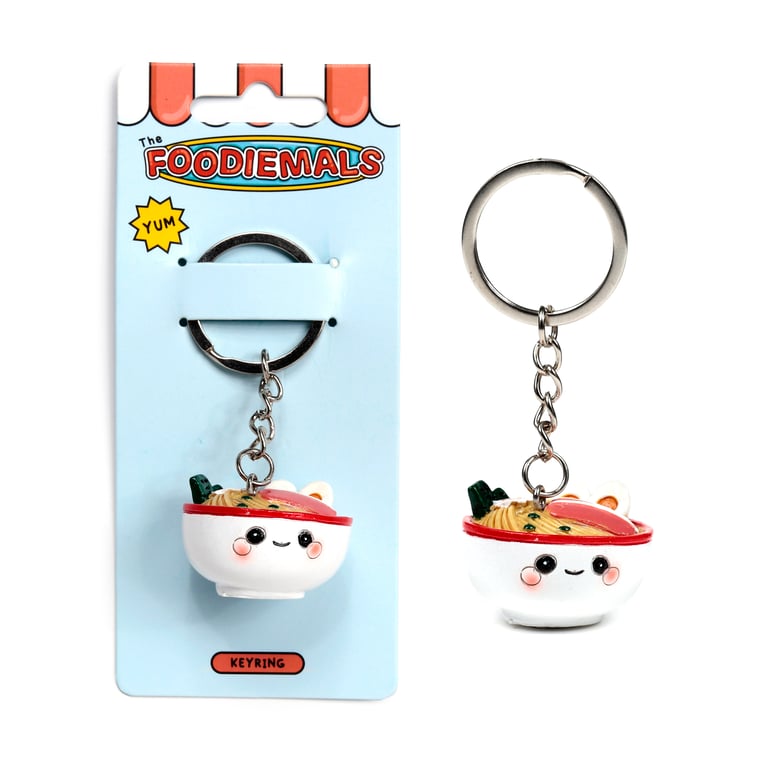 Nori the Ramen Resin and Metal Novelty Keyring
