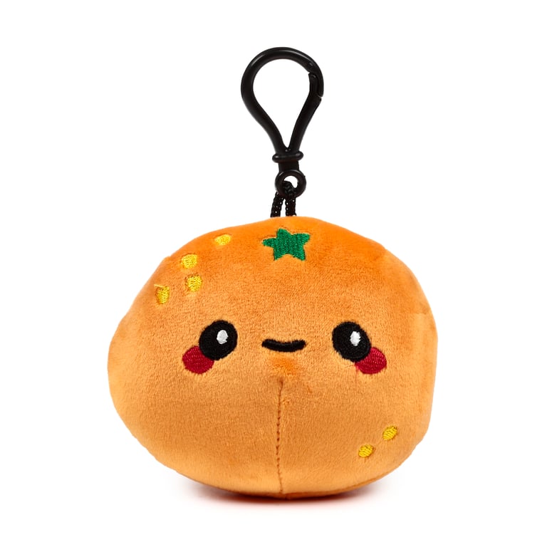 Squidglys Plush Mini Keyring - CE/UKCA Marked Polyester Nylon Foodiemals Fruit Keychain