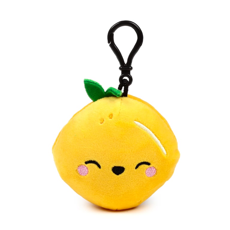 Squidglys Plush Mini Keyring - CE/UKCA Marked Polyester Nylon Foodiemals Fruit Keychain