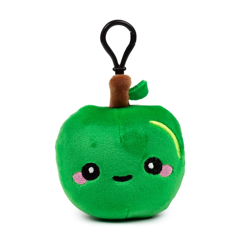 Squidglys Plush Mini Keyring - CE/UKCA Marked Polyester Nylon Foodiemals Fruit Keychain