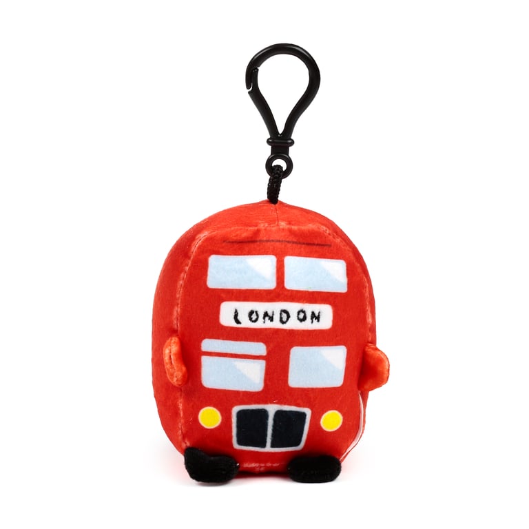 Squidglys Plush Mini Keyring - CE Marked London Souvenir Keychain