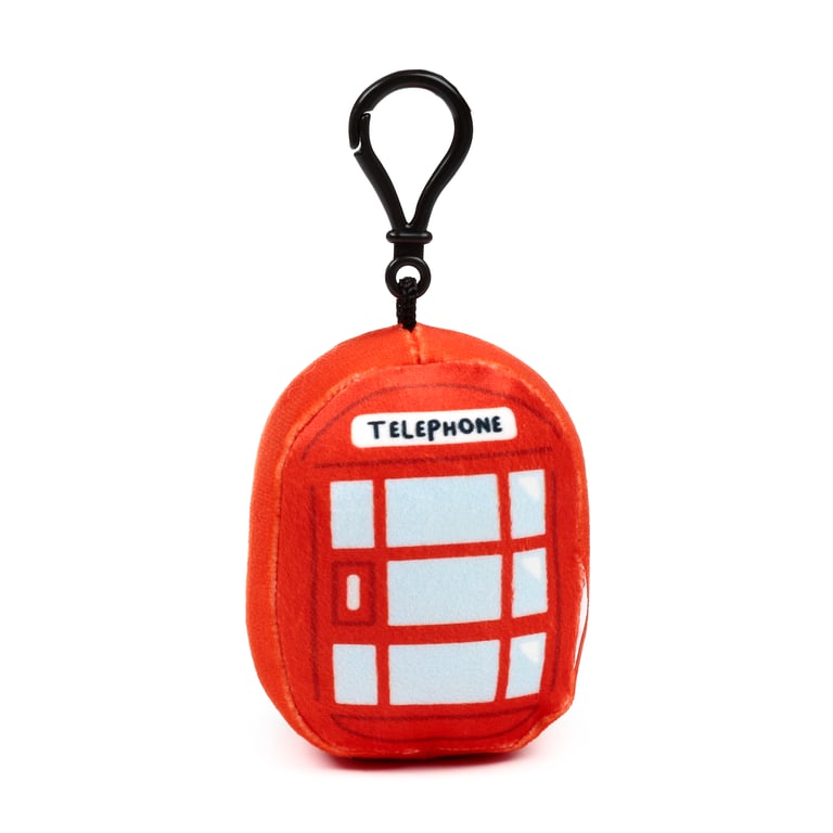 Squidglys Plush Mini Keyring - CE Marked London Souvenir Keychain