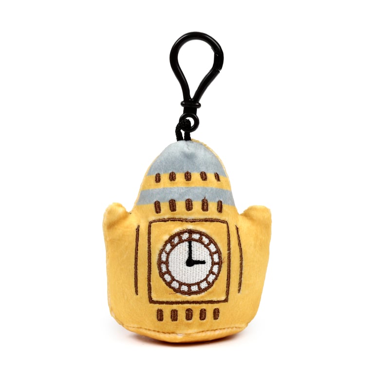 Squidglys Plush Mini Keyring - CE Marked London Souvenir Keychain