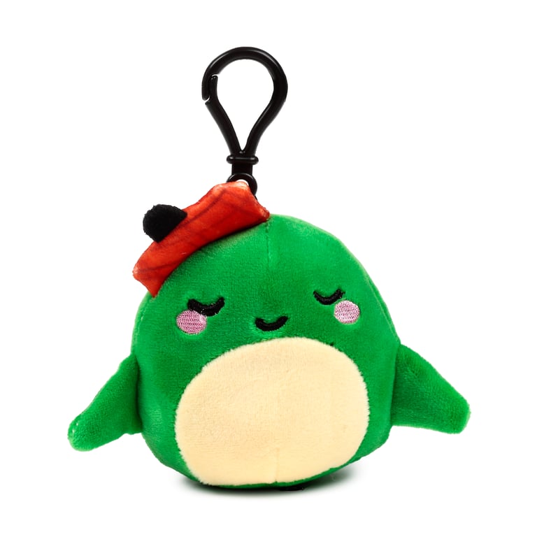 Squidglys Plush Mini Keyring - Scotland Souvenir, CE Marked & EN71 Compliant