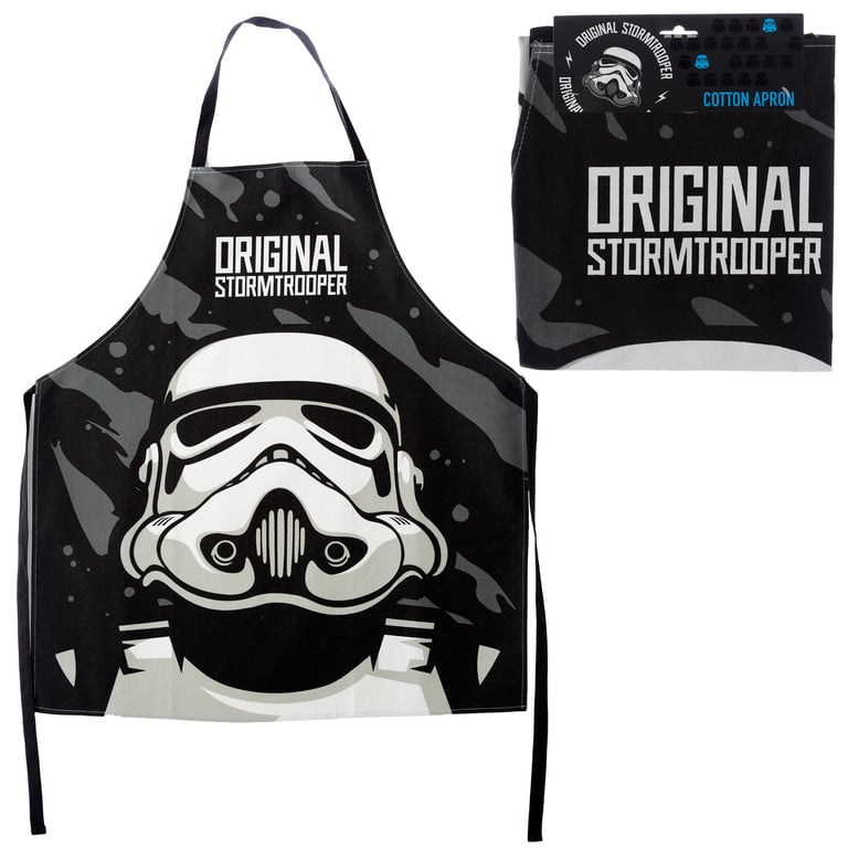 The Original Stormtrooper Licensed Cotton Apron - 100 Cotton Home Kitchen Protection