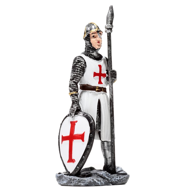 Fantasy Crusader Knight Resin Ornament Decoration Statue