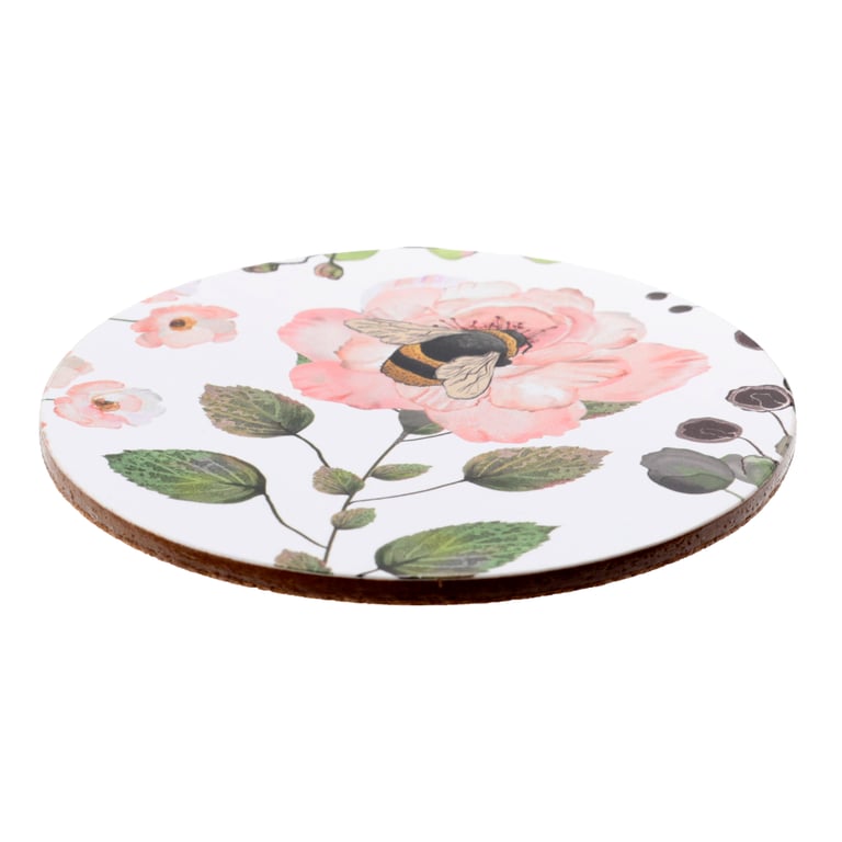 Cork Novelty Coasters - Set of 4 Eco-Friendly Home Decor
