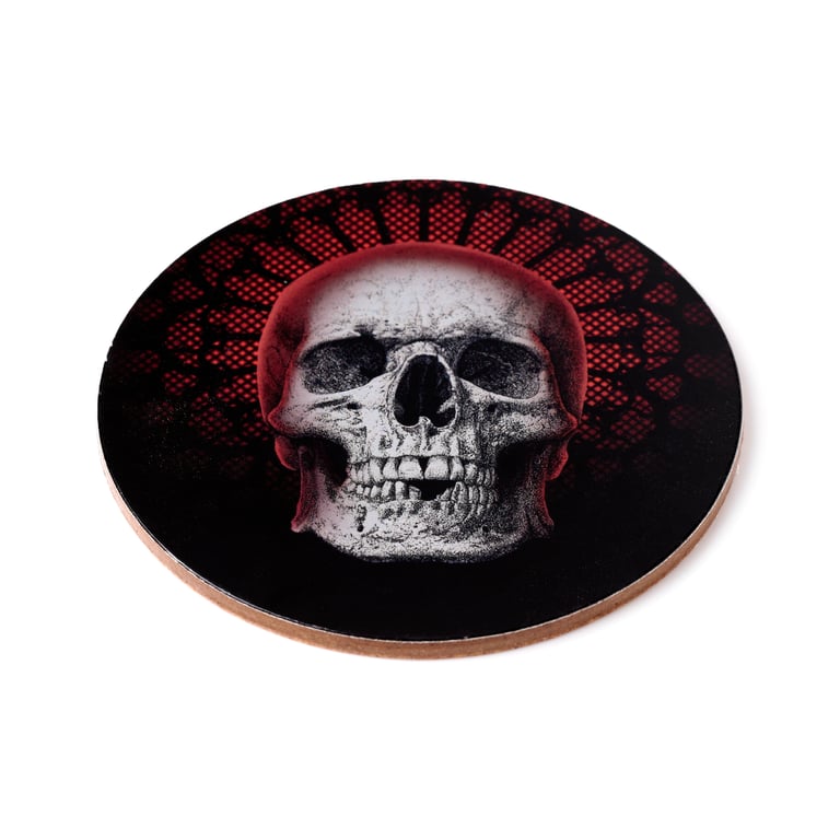 Gothica Set of 4 Cork Paper Novelty Coasters