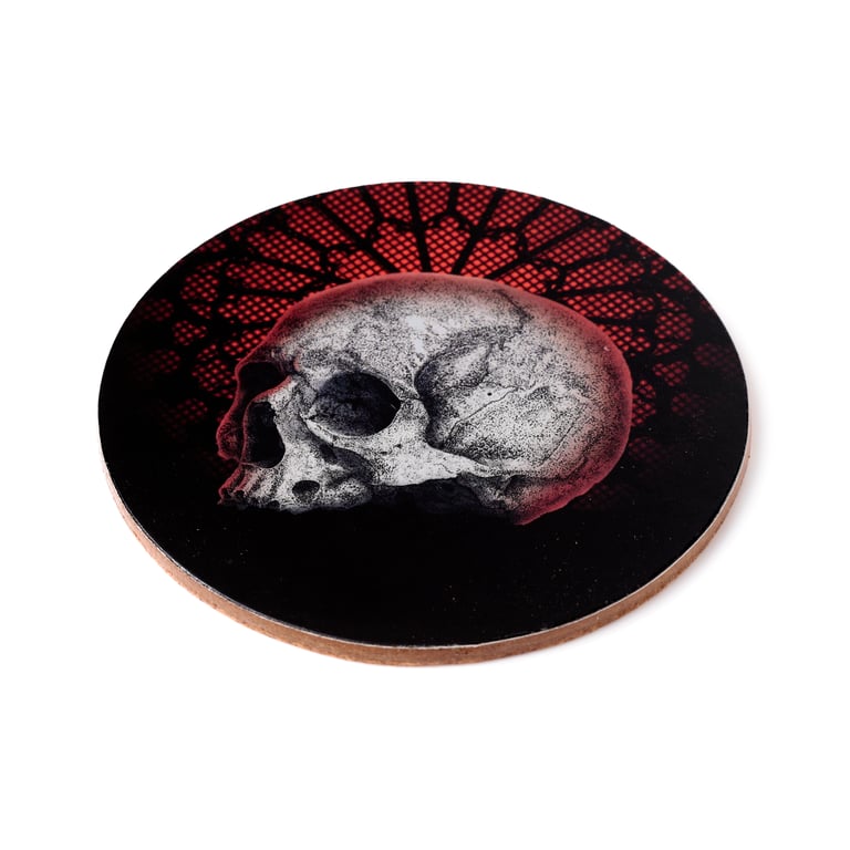 Gothica Set of 4 Cork Paper Novelty Coasters