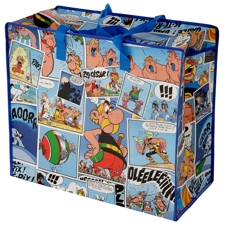 Laminated Polypropylene Laundry & Storage Bag - Official Asterix Comic Strip Licensed Design