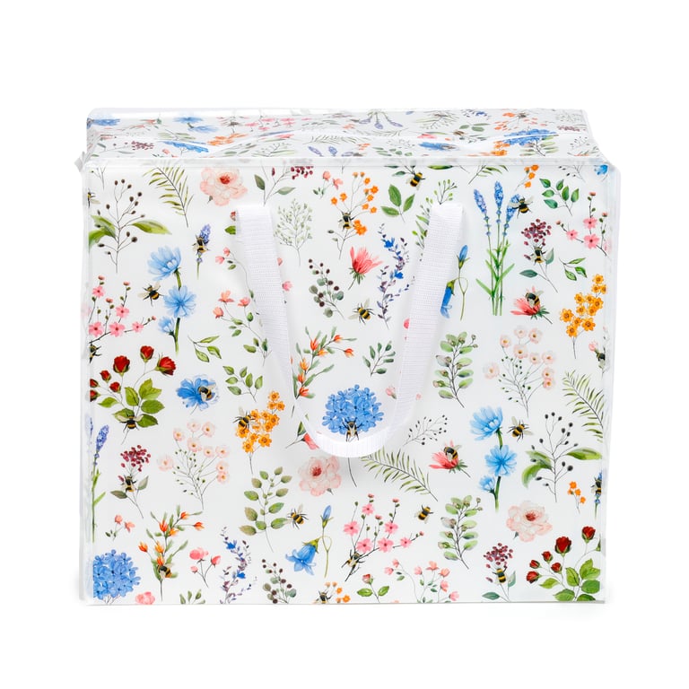 Laundry & Storage Bag - Durable Laminated Polypropylene Construction with Easy-Grip Handles