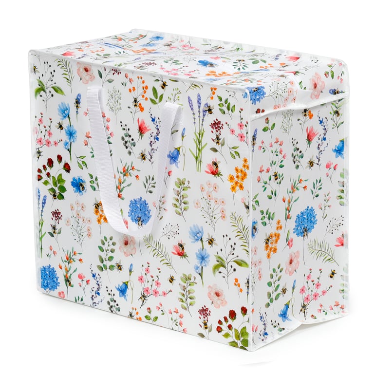Laundry & Storage Bag - Durable Laminated Polypropylene Construction with Easy-Grip Handles