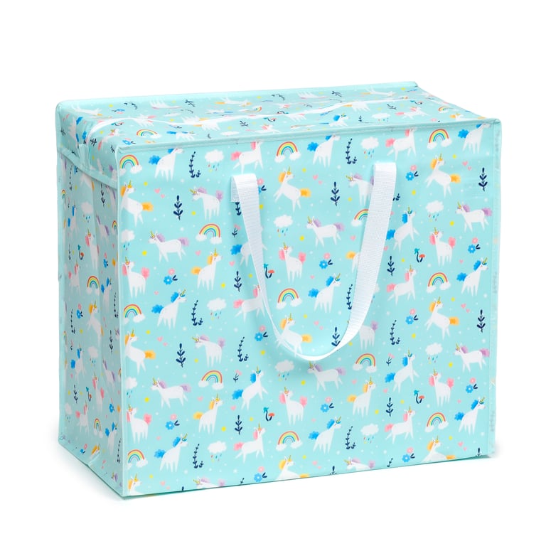 Laundry & Storage Bag - Unicorn Magic Laminated Polypropylene with Durable Handles
