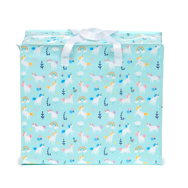 Laundry & Storage Bag - Unicorn Magic Laminated Polypropylene with Durable Handles