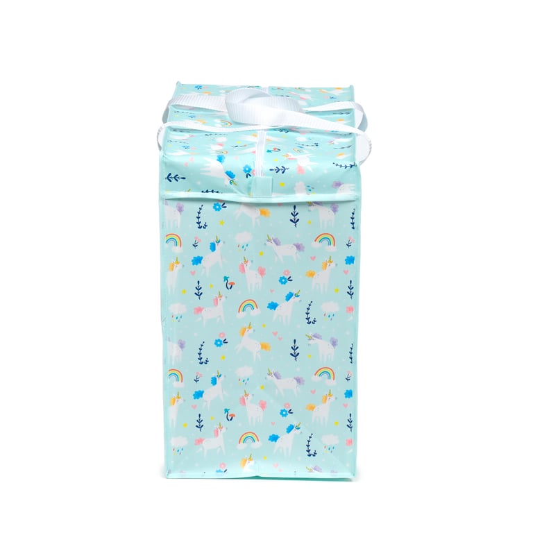 Laundry & Storage Bag - Unicorn Magic Laminated Polypropylene with Durable Handles