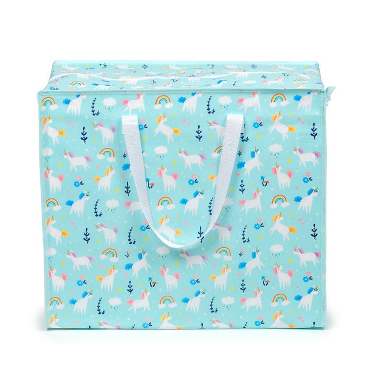 Laundry & Storage Bag - Unicorn Magic Laminated Polypropylene with Durable Handles