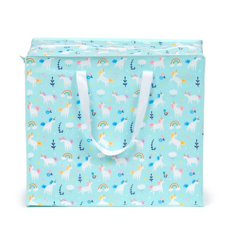 Laundry & Storage Bag - Unicorn Magic Laminated Polypropylene with Durable Handles
