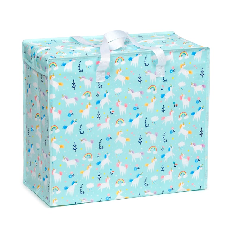 Laundry & Storage Bag - Unicorn Magic Laminated Polypropylene with Durable Handles