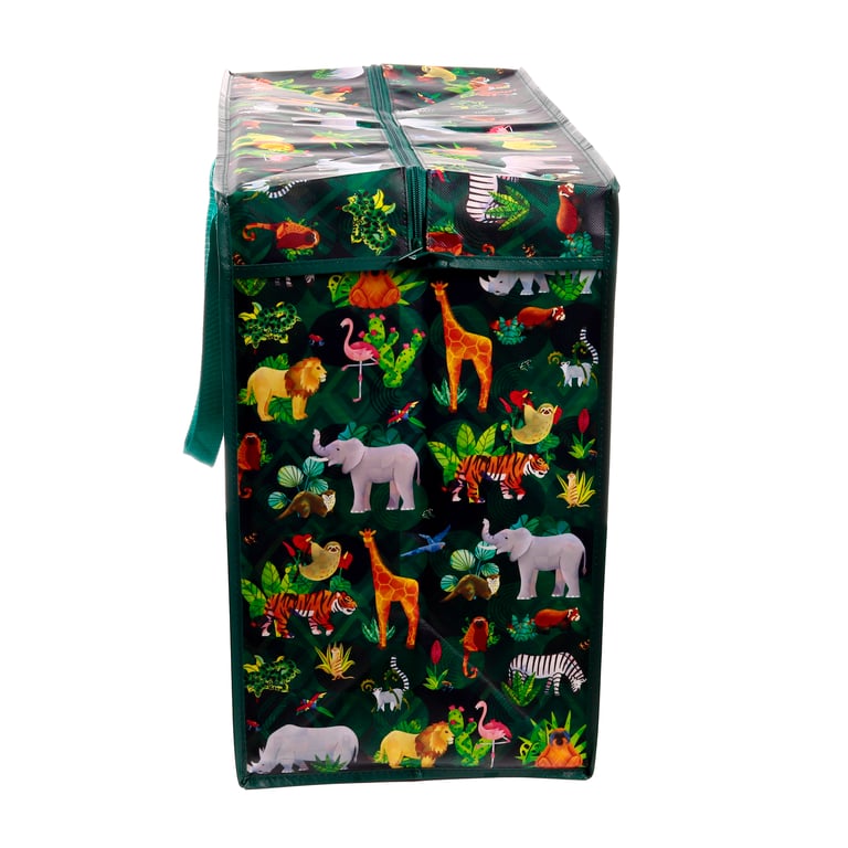 Laminated Polypropylene Laundry & Storage Bag - Animal Kingdom