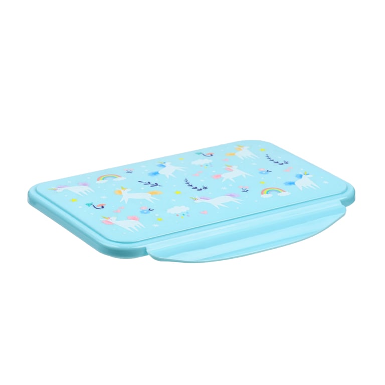 Polypropylene Clip Lock Lunch Box - Unicorn Magic, BPA Free and Food Safe