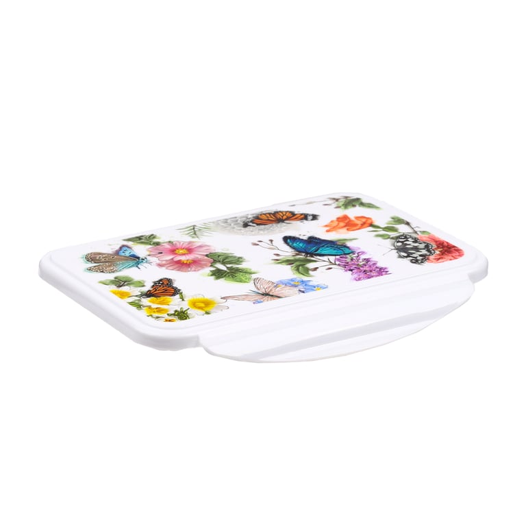 Butterfly Meadows Polypropylene Clip Lock Lunch Box - Food Safe & BPA Free
