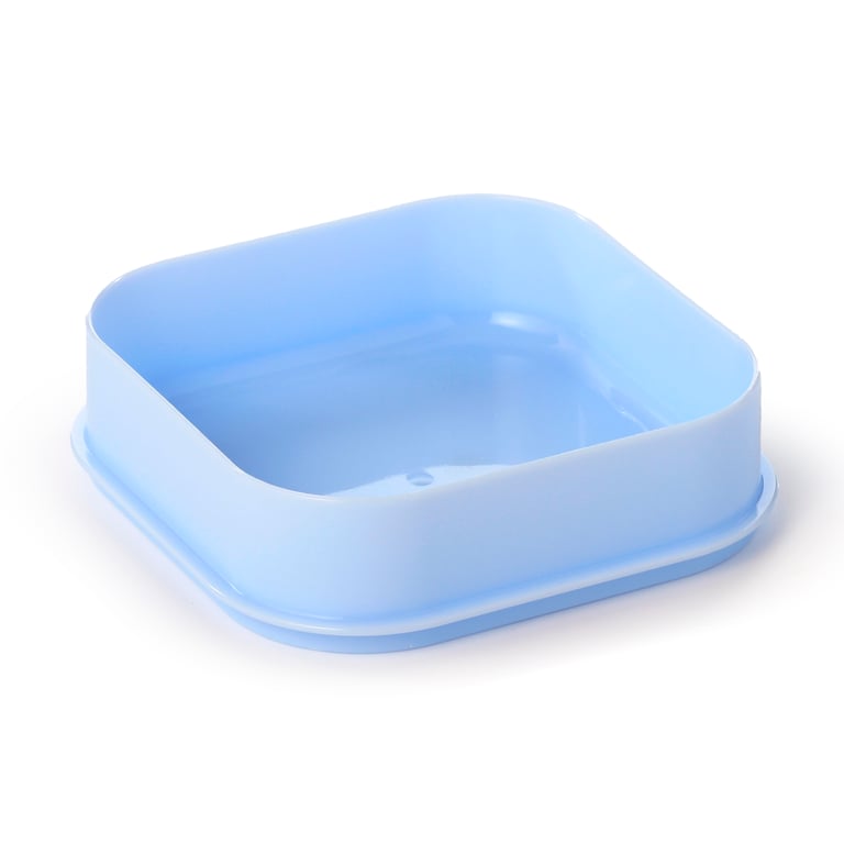 Bento Clip Lock Snack Lunch Box - Food Safe & Microwave Friendly Container