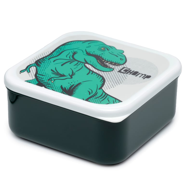 Dinosauria Polypropylene Lunch Boxes Set of 3 - BPA Free & Stackable