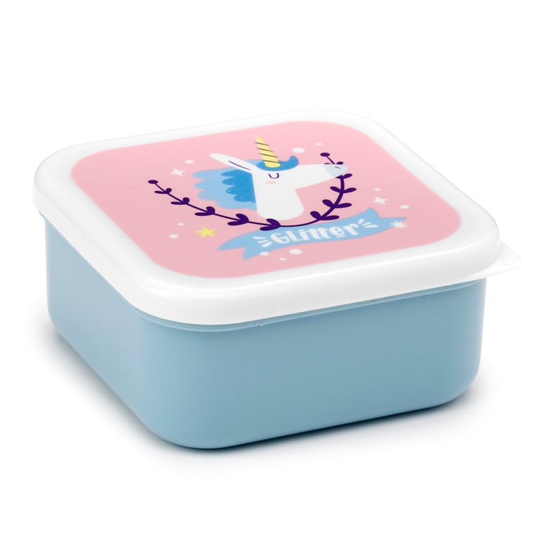 Unicorn Magic Polypropylene Lunch Box Set of 3 (BPA Free)