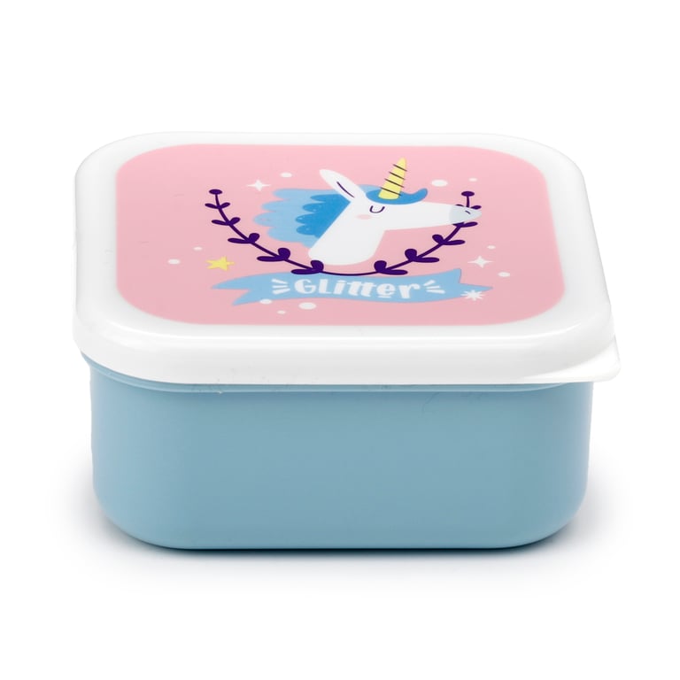 Unicorn Magic Polypropylene Lunch Box Set of 3 (BPA Free)