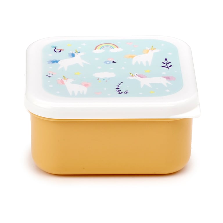 Unicorn Magic Polypropylene Lunch Box Set of 3 (BPA Free)