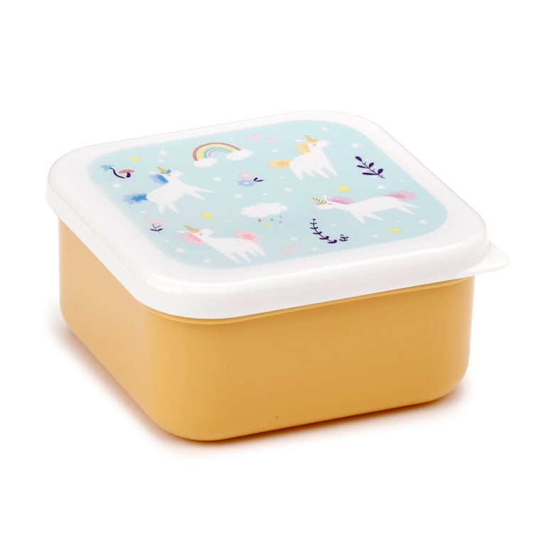 Unicorn Magic Polypropylene Lunch Box Set of 3 (BPA Free)