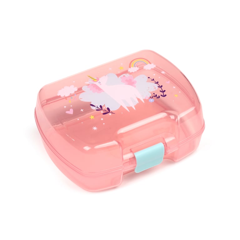 Unicorn Magic Lunch Box & Water Bottle Set - Reusable, Food Safe, BPA Free 500ml Container