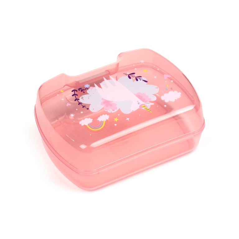 Unicorn Magic Lunch Box & Water Bottle Set - Reusable, Food Safe, BPA Free 500ml Container