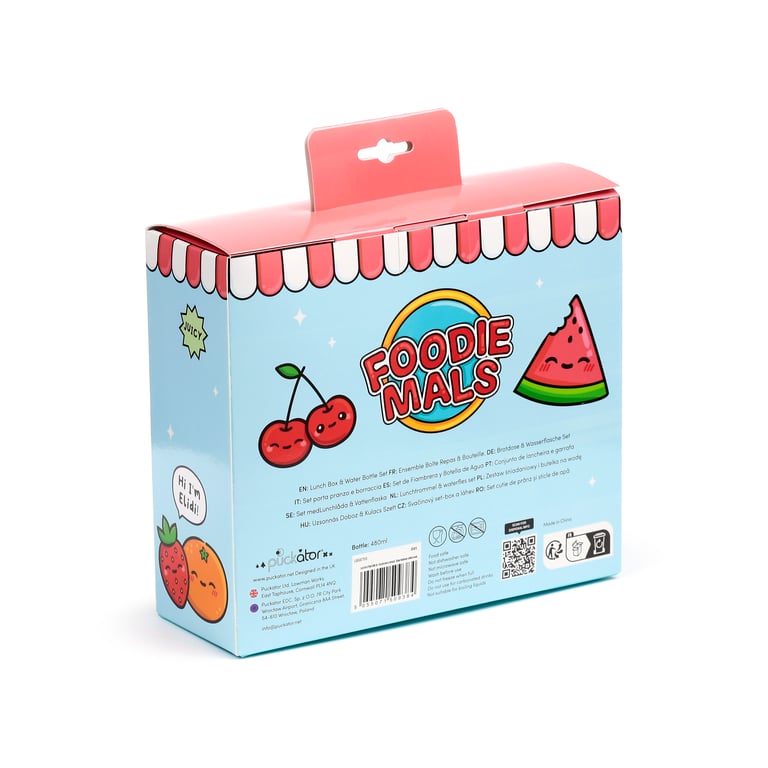 Polypropylene Lunch Box & Reusable BPA Free Water Bottle Set - 500ml Food Safe Container