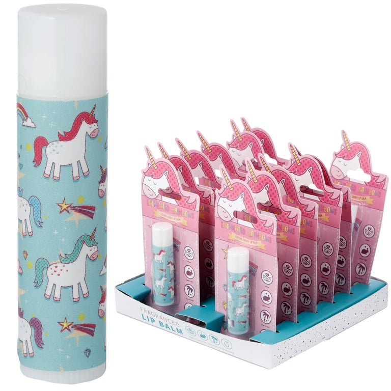 Enchanted Rainbows Unicorn Stick Lip Balm - Cruelty Free, Vegan, Palm Oil Free