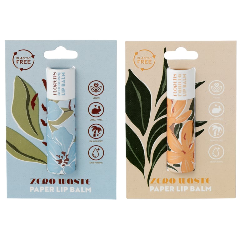 Paper Stick Lip Balm - Vegan, Cruelty-Free & Palm Oil Free