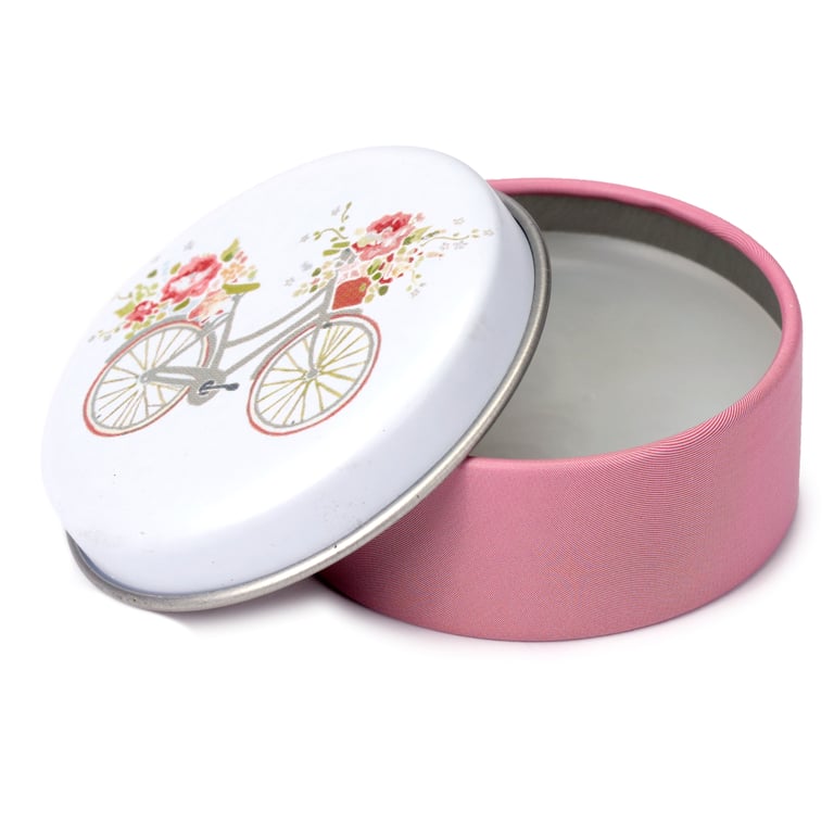 Julie Dodsworth Pink Botanical Lip Balm Tin - Cruelty Free & Vegan Friendly