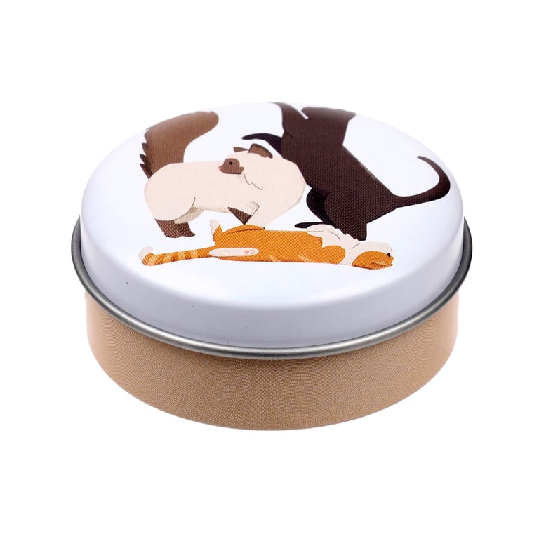 Vegan Cruelty-Free Lip Balm Tin - Assorted Flavors by Feline Fine Cats