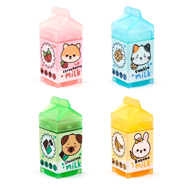 Adoramals Milk Carton Lip Balm Holder - Cruelty Free & Vegan Friendly