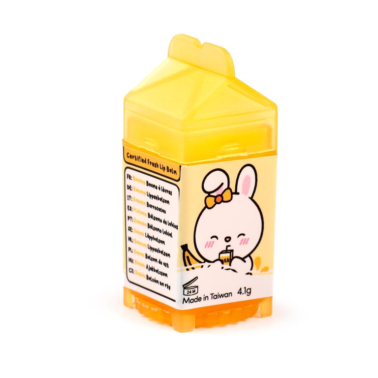 Adoramals Milk Carton Lip Balm Holder - Cruelty Free & Vegan Friendly