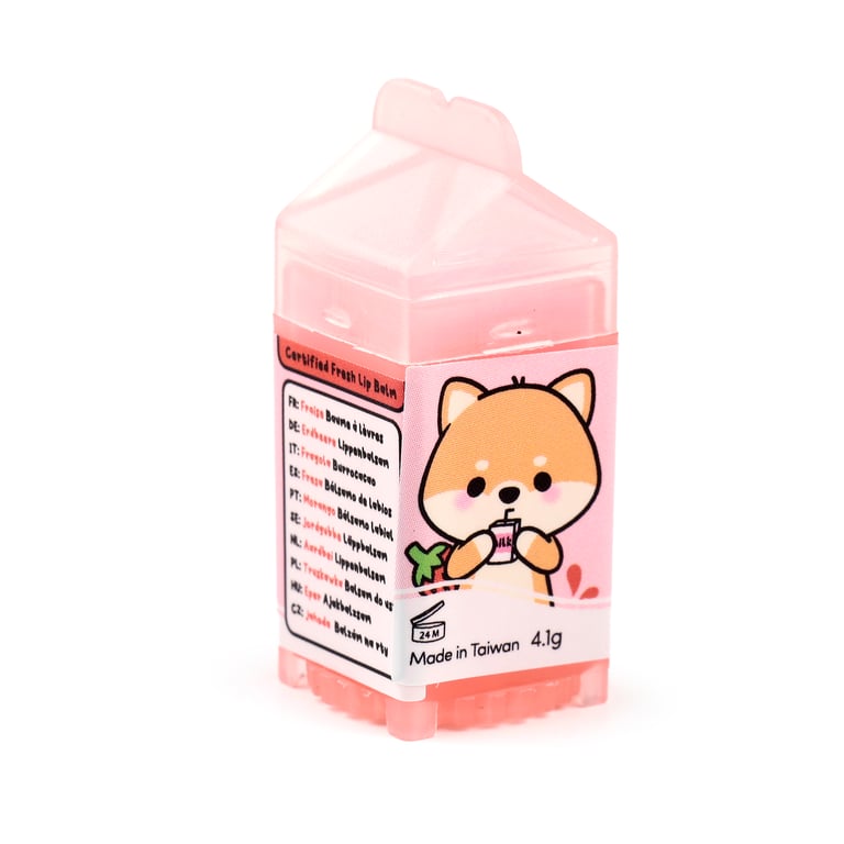 Adoramals Milk Carton Lip Balm Holder - Cruelty Free & Vegan Friendly