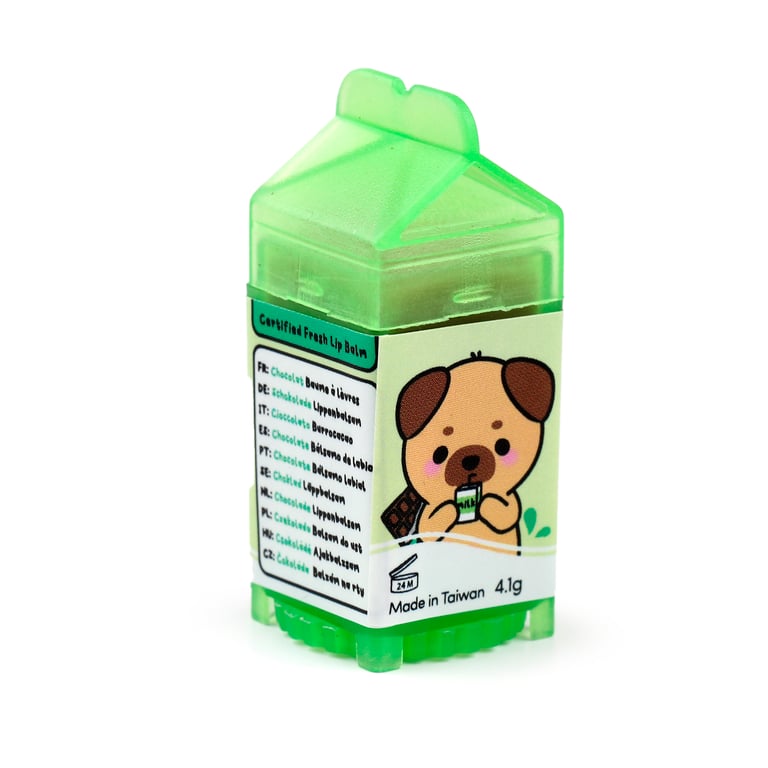 Adoramals Milk Carton Lip Balm Holder - Cruelty Free & Vegan Friendly