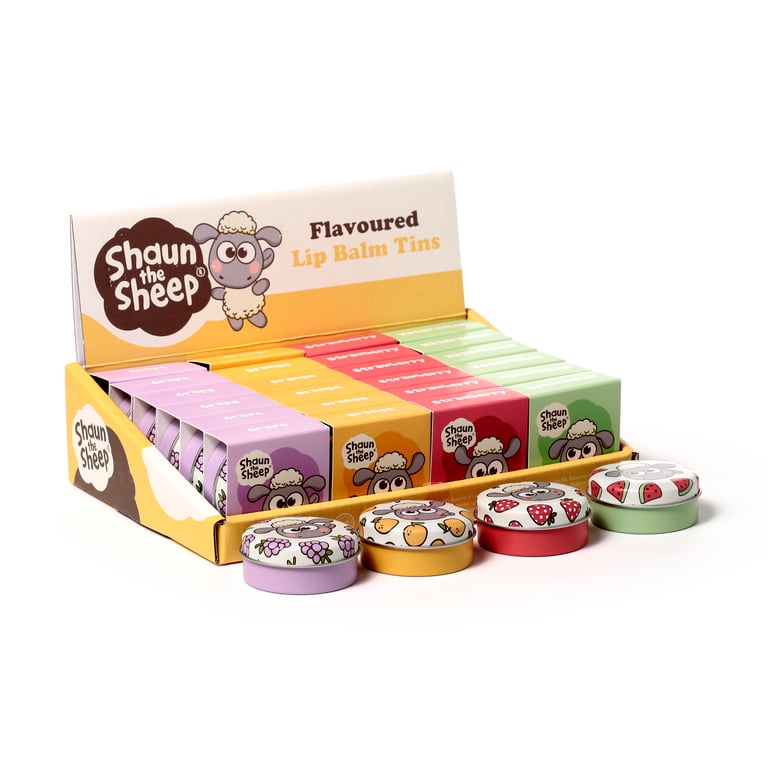 Shaun the Sheep Lip Balm Tin - Cruelty Free & Vegan Friendly